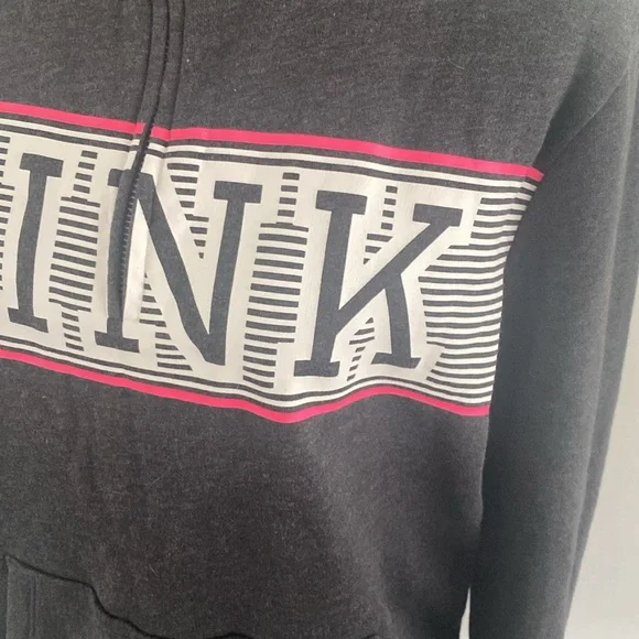 Pink by VS large sweatshirt kangaroo pocket - Picture 3 of 10
